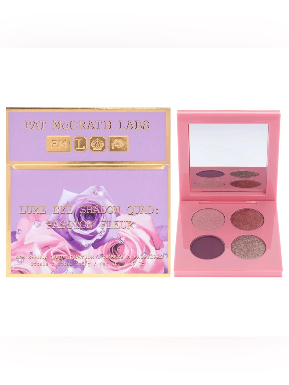 The Pat McGrath Labs luxe eye shadow quad: passion fleur
